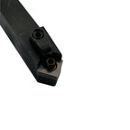 MSDNN616H12 CNC Turning Tool Holder, Solid, 20mm, 25mm, Tungsten Carbide Blade, Milling Tool, External Turning Tool, with 10-Piece Tungsten Carbide Blade SNMG120408 (MSDNN1616H12+SNMG120408-MA)