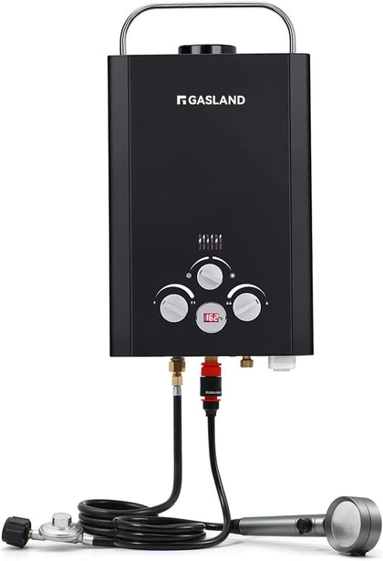BE158B Tankless Water Heater Propane | CSA Certified | 6L 1.58 GPM | Portable Outdoor Camp Shower, Overheating