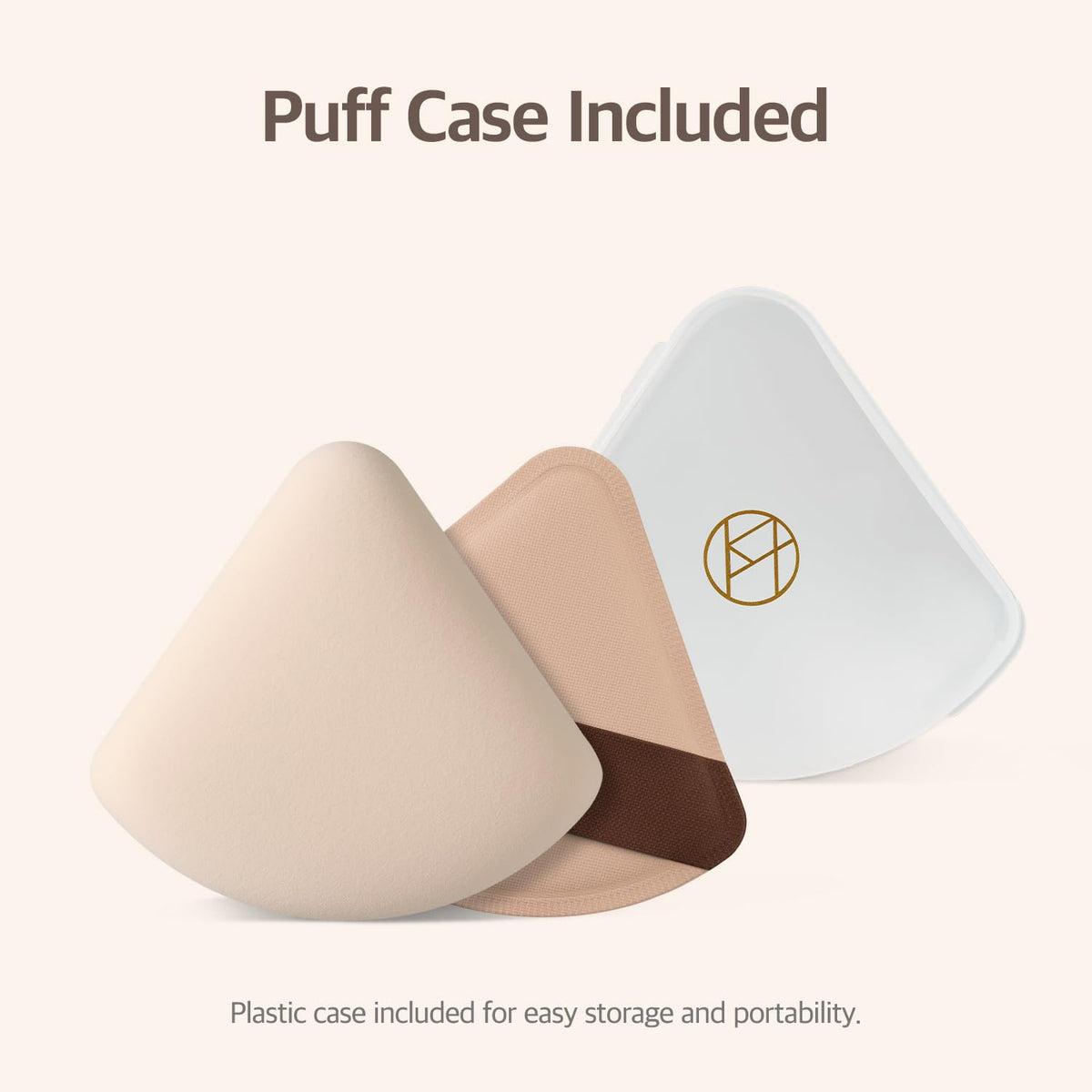 Pang Pang Triangle Korean Makeup Puff 1 Pc | Big Latex Makeup Sponge for Foundation and Powder | Cushion Puff with
