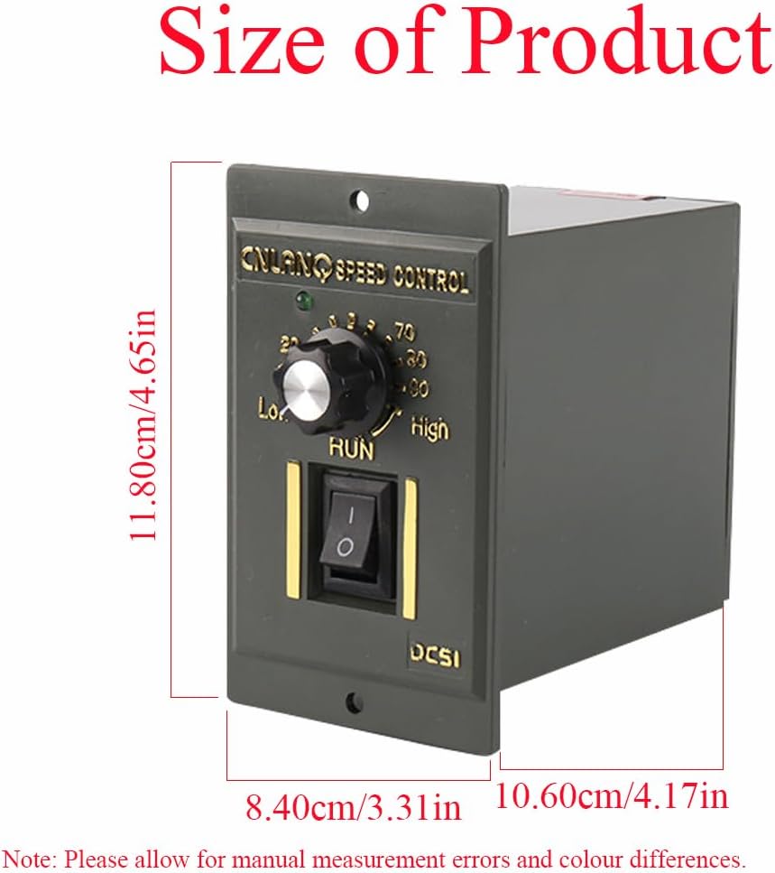 AC Electric Motor Speed Controller for AC Gear Motor Controller(US-51 120W 110V)