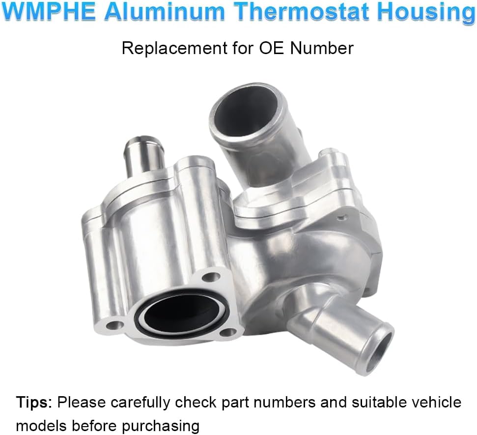 4L5E8A586AB Aluminum Thermostat Housing Compatible with 01-05 Ford Explorer
