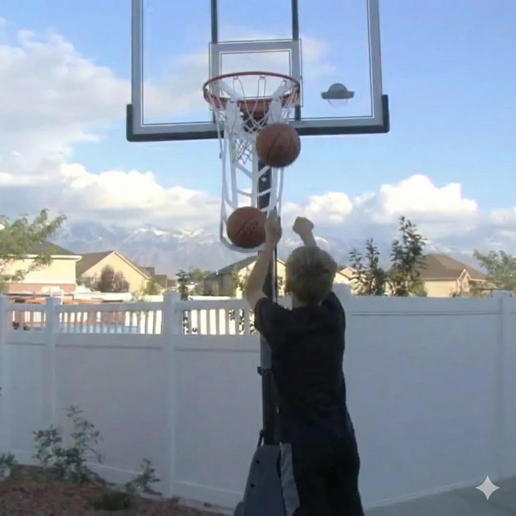 0501 Hoop Chute Basketball Ball Return Training Aid