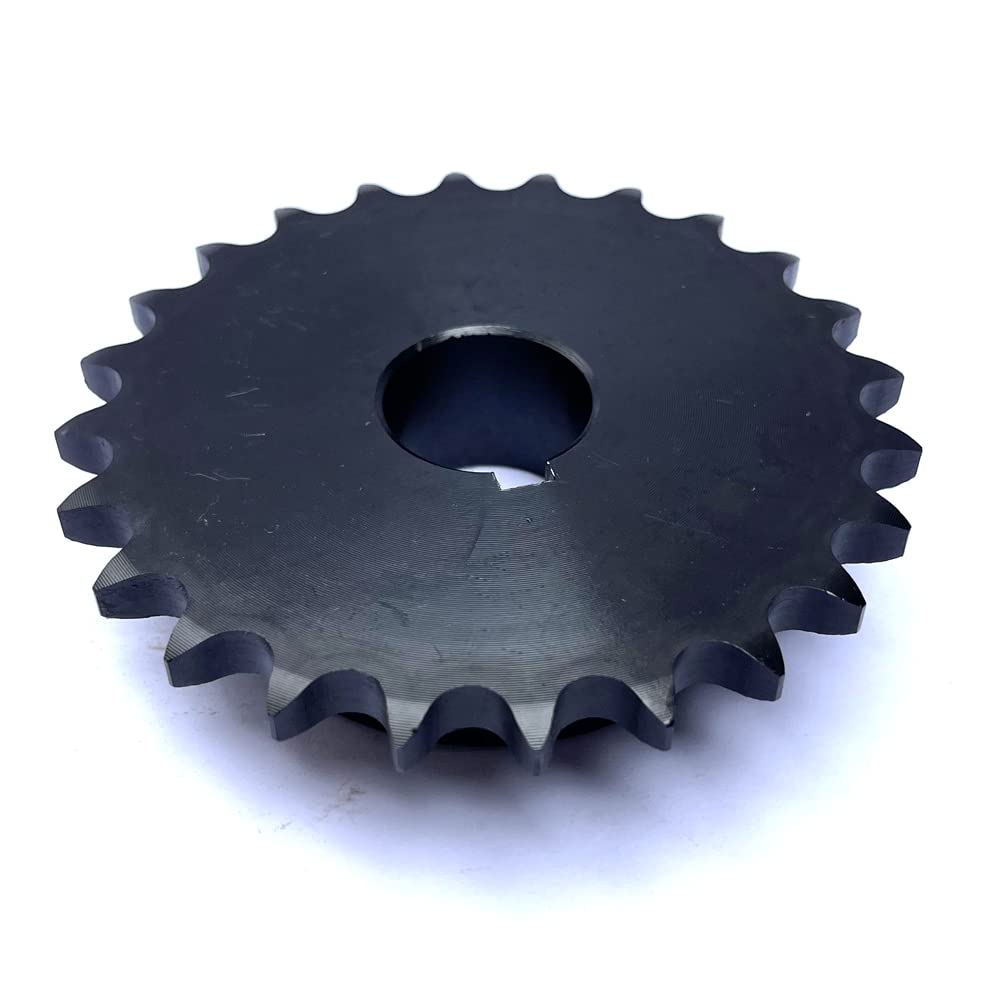 #40 Roller Chain Sprocket B Type 1" Bore Rust Prevention Hardened 24 Tooth