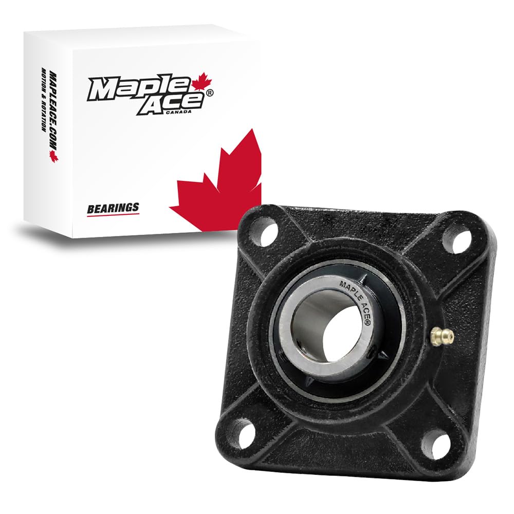 MAPLE ACE UCF213-40 Square Flange Bearing 2-1/2" Bore Self-Aligning (Qty 1)