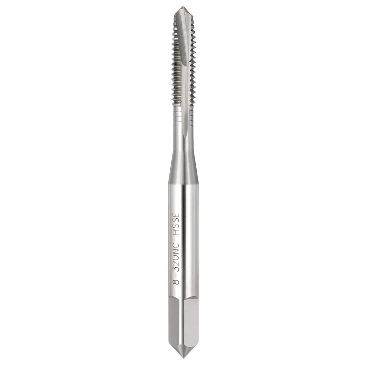 8-32 UNC Spiral Point Tap M35 High Speed Steel Polished