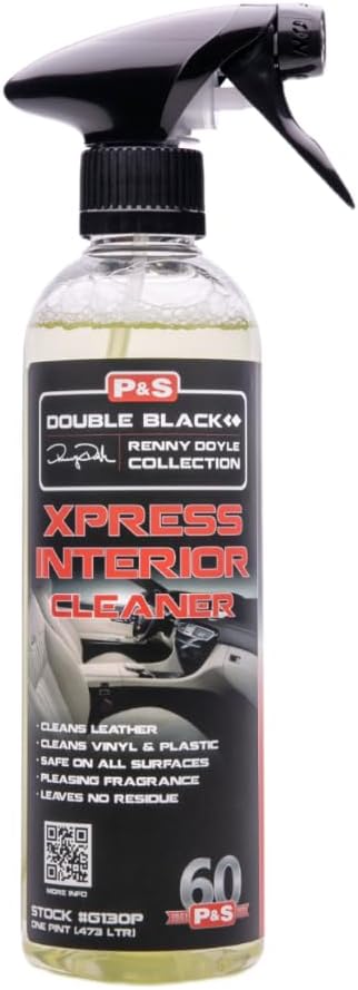 Xpress Interior Cleaner – Safe for Leather, Vinyl, Plastic & More, Removes Dirt, Grease & Oil, No Residue, Fresh
