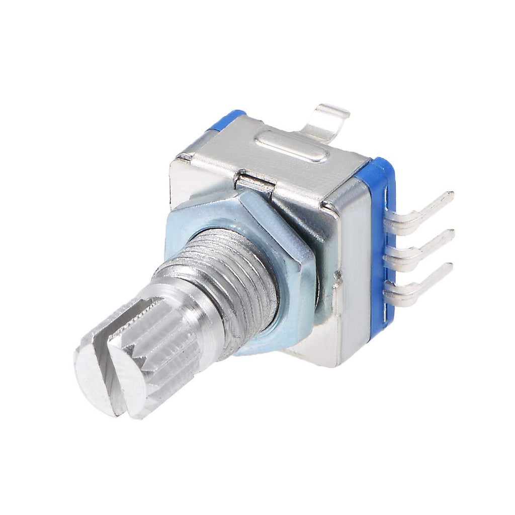 uxcell 360 Degree Rotary Encoder Code Switch Digital Potentiometer EC11 5 Pins 15mm Shaft 2pcs