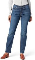 Women's Totally Shaping Mid Rise Straight Jeans