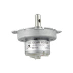 CHANCS Metal Outer Reduction Gear Box DC 12V JS-50 80RPM CW/CCW Mini DC Gear Motor