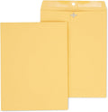 10x13 Kraft Clasp Envelopes, Brown, Heavyweight, 100/Pack