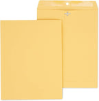 10x13 Kraft Clasp Envelopes, Brown, Heavyweight, 100/Pack
