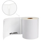 4x6 Direct Thermal Shipping Labels - 4 Rolls, 220 Labels/Roll, Perforated Postage Paper with Alignment Hole