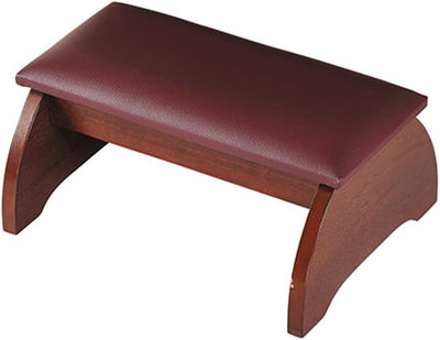 Personal Kneeler Walnut Finish Maple Hardwood Kneelers Wooden Church Prayer Bench for Praying, 17 Inch x 1.5 Inch