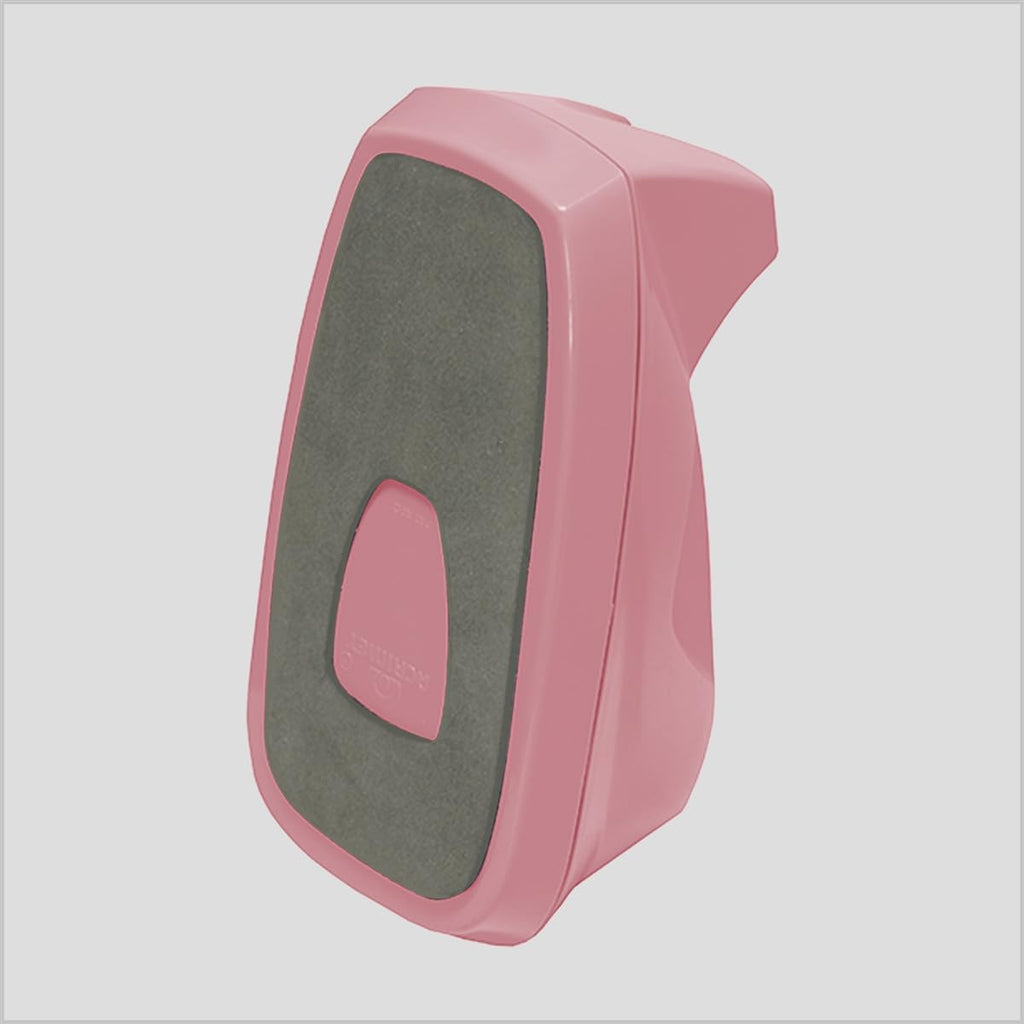 Desktop Tape Dispenser Jumbo Size, Non-Skid Base, Plastic, Pink