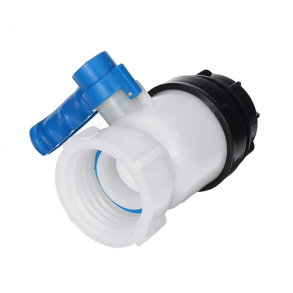 SGerste Continuous Butterfly Valve IBC Tank Adapter Tap Water Drain Container Mauser (DN50)