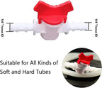1/4“ Hose Barbed Ball Valve Drip Irrigation Ball Valve(Pack of 2)