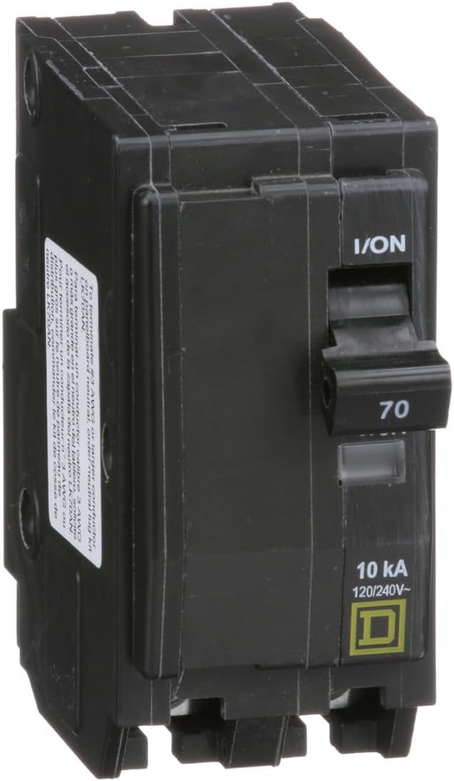 Square D - QO270CP Circuit Breaker, Black