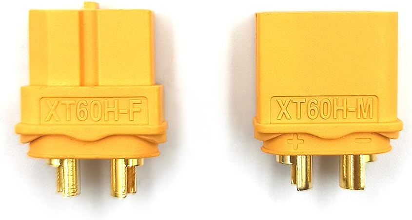MCIGICM 10 Pair XT60H (XT60 Upgrade) Male Female Bullet Connectors Plugs