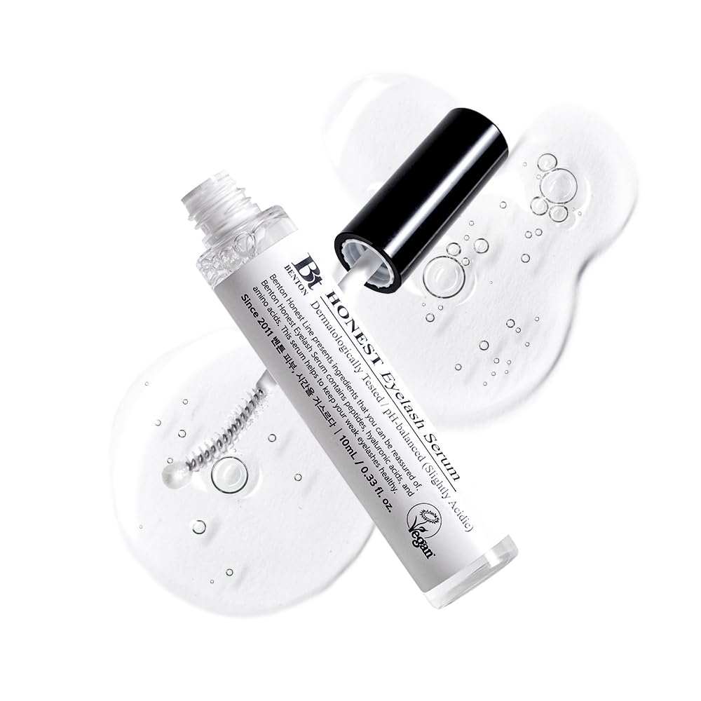 HONEST Eyelash Serum | 0.33 fl oz - Korean lash serum | Korean Eyelash serum | Eyelash & Eyebrow Enhancing Serum |