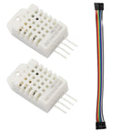 VKLSVAN 2PCS DHT22 AM2302 Humidity Sensitive Capacitor Digital Temperature and Humidity Sensor Module Temp Humidity Monitor with Cable