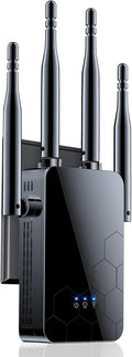 2026 WiFi Extender Internet Booster, 10000 Sq.ft Long Range Repeater Wireless Routers Amplifier, Mesh Wi-Fi 80%