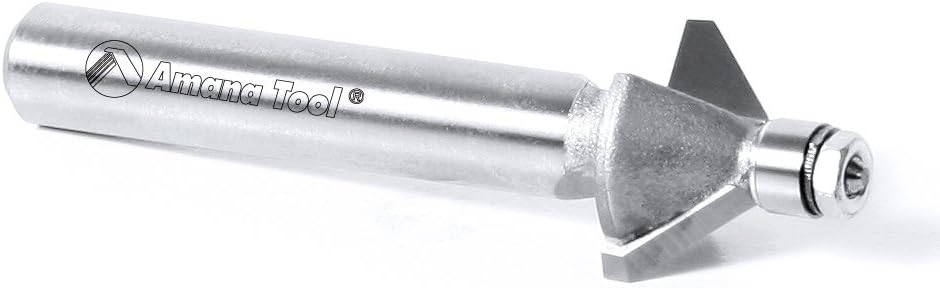 Amana Tool - MR0108 Carbide Tipped Miniature Chamfer 45° x 9/16 Dia x 1/4