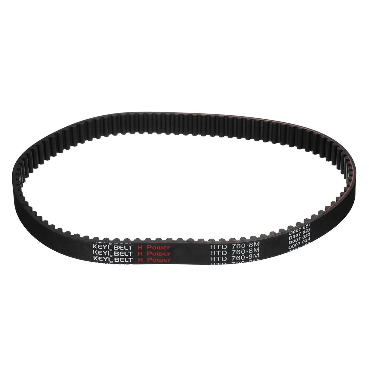 uxcell 760-8M-20 Timing Belt, 760mm Pitch Circumference x 20mm Width x 6mm Height, 8mm Pitch, 95 Teeth, Black Rubber Synchronous Belt