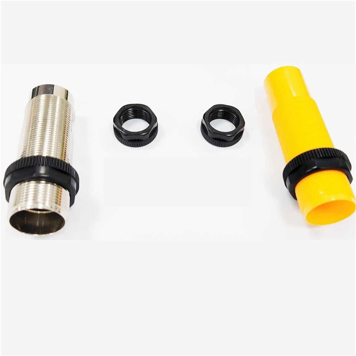 M18*1, M12*1 Thread Barrel Plastic Nuts, Suitable for M18 Photo Sensor or Proximity Sensor(M18 Each Pairs 3pcs)