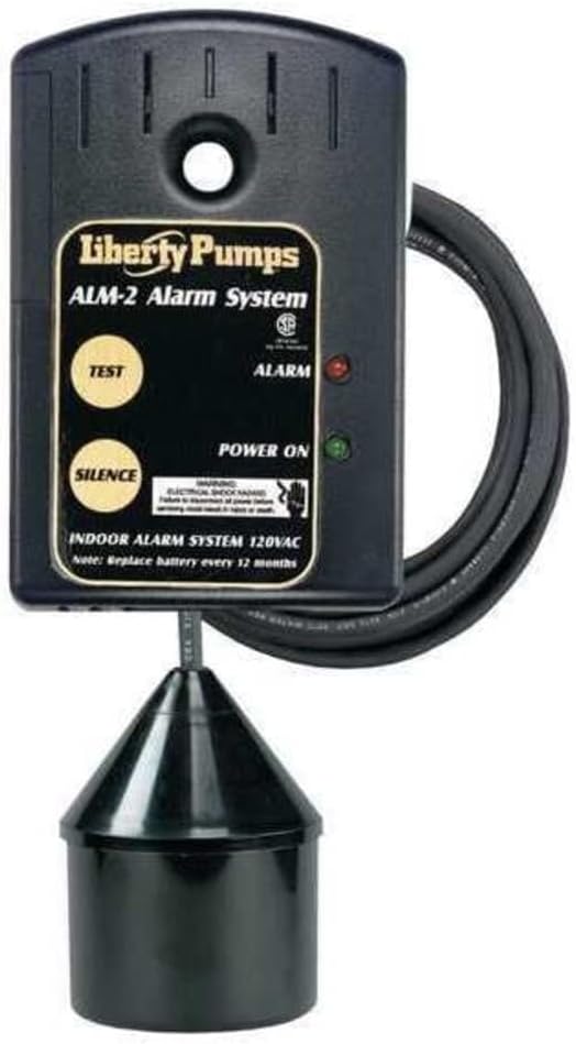 Liberty Pumps ALM-2-1 ALARM, BLACK