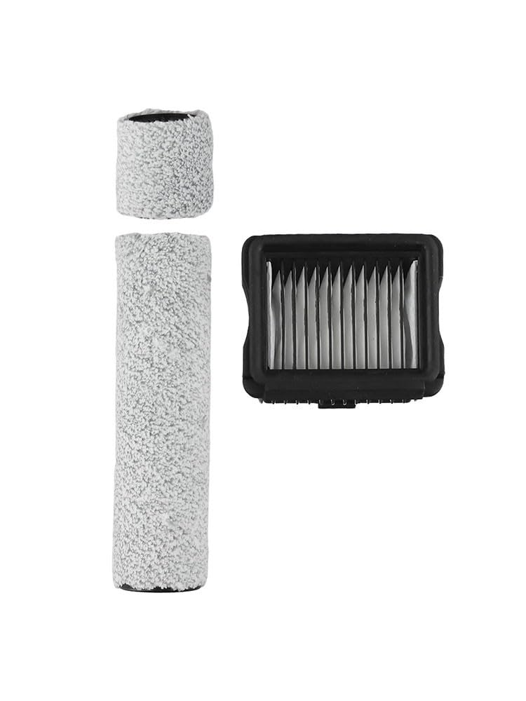 Filter Brush Roller and Filter Kit for EUREKA RapidWash 630 Vacuum Cleaner, High-Density Soft Bristle Replacement Accessories