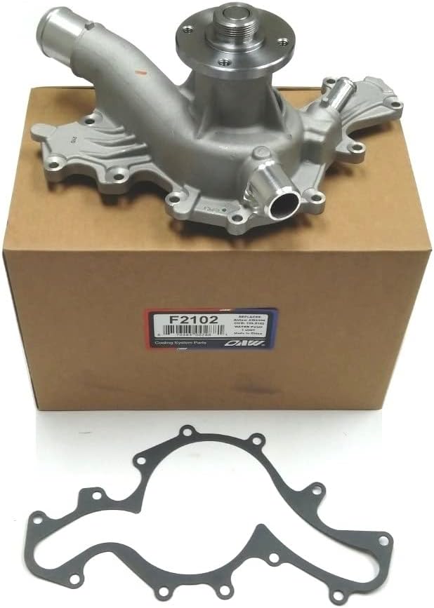 OAW F2102 Water Pump w/ 3-hose Outlets for Ford truck with 4.0L-V6 engine
