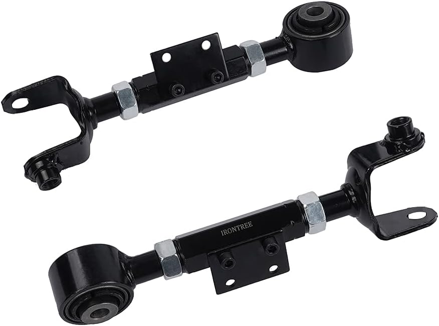 IRONTREE 2Pcs K90489 (1 Pair) Professional Left Right Rear Upper Adjustable Control Arm Compatible with 2002-2006 Honda CR-V, 2003-2011 Honda Element, OE Replacement# 52390S9AA11 52400S9AA11