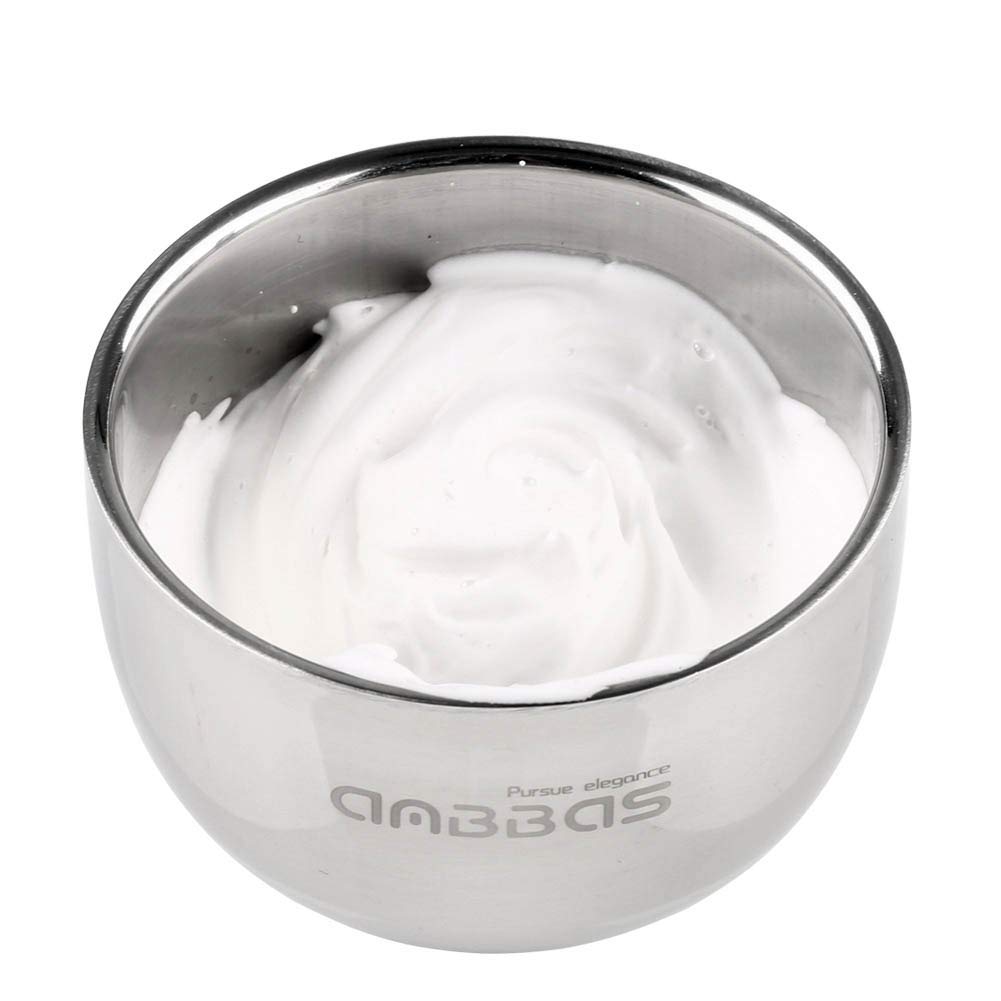 Shaving Brush Set for Men 3in1 Vegan Style Synthetic Badger Hair Shaving Brushes, Stainless Steel Shaving Stand +