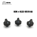 LXROAR01 3PCS AC Heater Control Knobs Fit for Ford Lincoln Models
