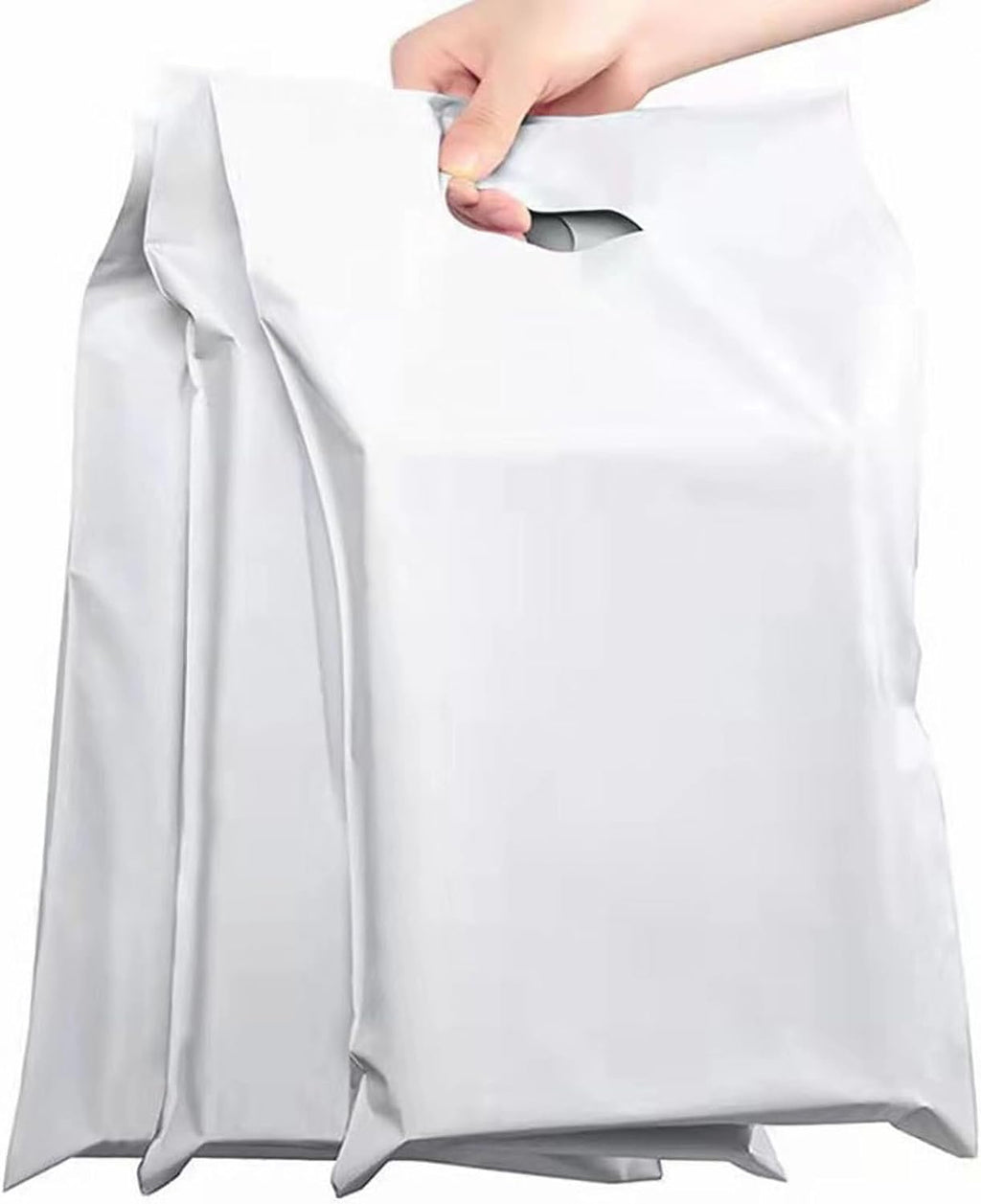 Poly Mailers with Handle 10x13 120 Pcs, Self-Seal Shipping Bags, Easy to Carry Packaging Bags for Small Business
