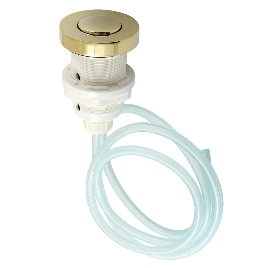 Kingston KAM312 Garbage Disposal Air Switch Button, Polished Brass