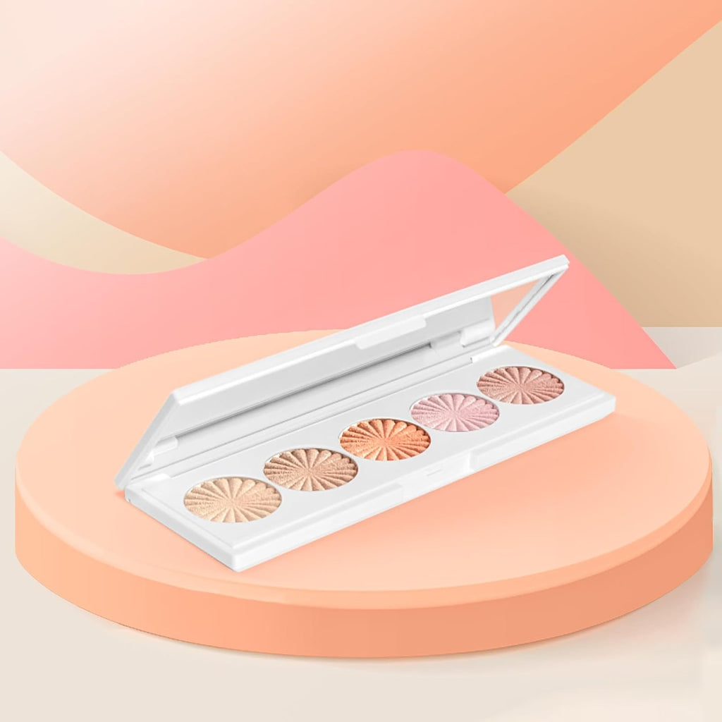 Signature Palette - #OFRAglow | Highlighter Palette with 5 Shades for a Radiant Look | Travel-Friendly Makeup Palette