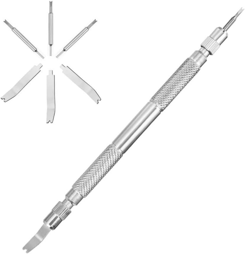 Watch Link Remover Kit with Spring Bar Tool Watch Band Tool and 360 Pcs Watch Strap Link Pins for Watch Repair and