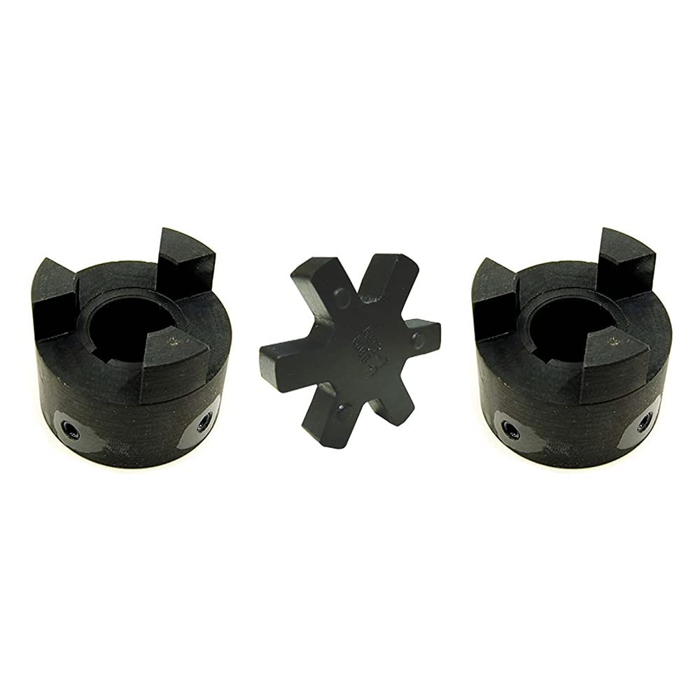 RAParts L095 (1/2" to 3/4") L-Jaw Coupling Set & Rubber Spider Coupler LO95