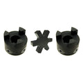 RAParts L095 (1/2" to 3/4") L-Jaw Coupling Set & Rubber Spider Coupler LO95