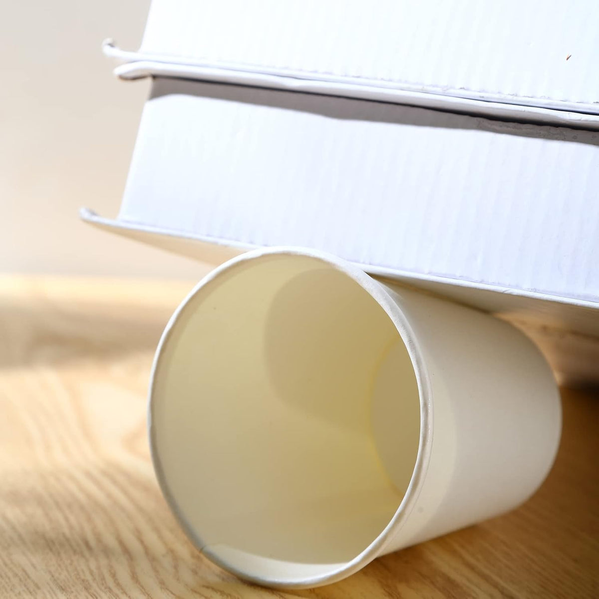 100 Park Disposable Hot Coffee Cups - Bulk 8 Oz Paper Cups, Disposable cups