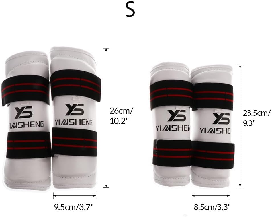 Taekwondo Shin Guard/Leg Protector + Arm Guard/Elbow Protector Set