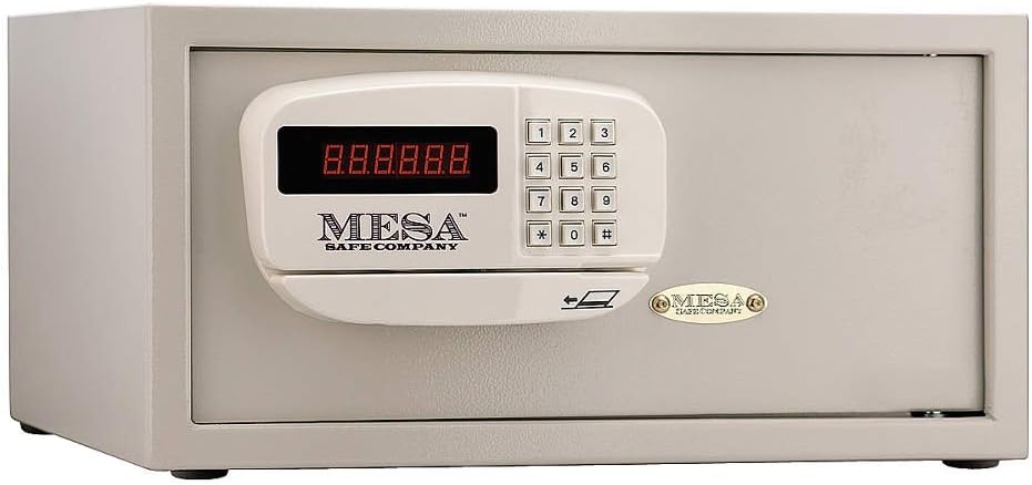 Mesa Safe Company MHRC916E-WHT-KA: Hotel Safe