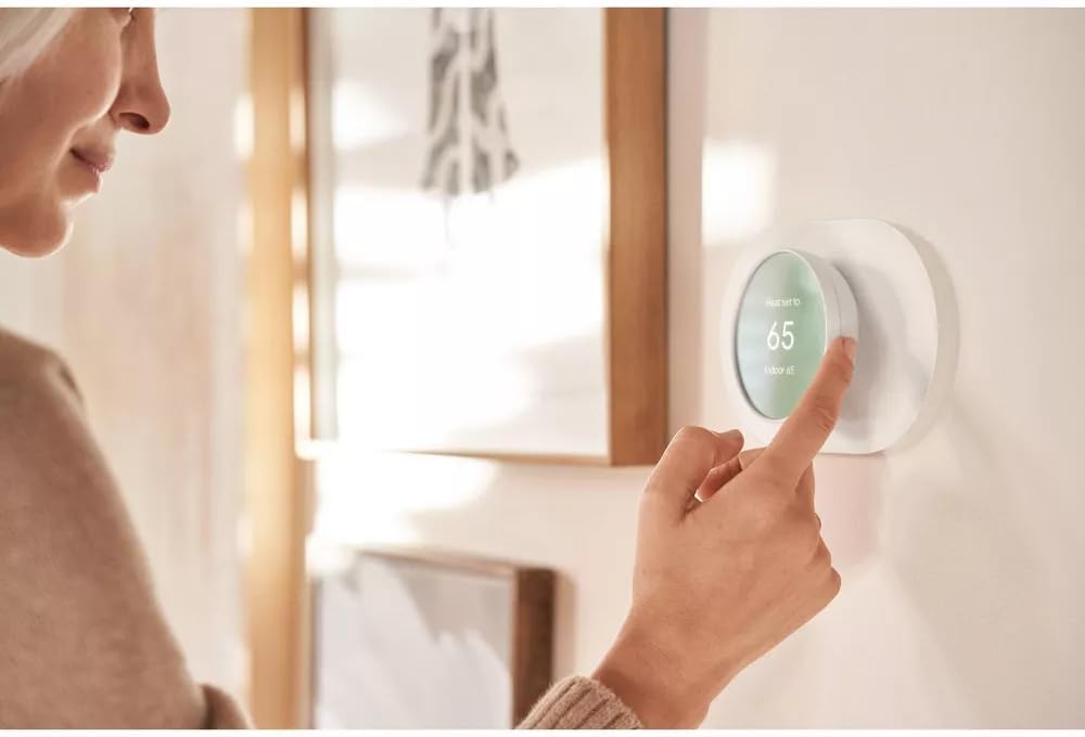 Nest Thermostat Trim Kit - Made for the Nest Thermostat - Programmable Wifi Thermostat Accessory - Snow