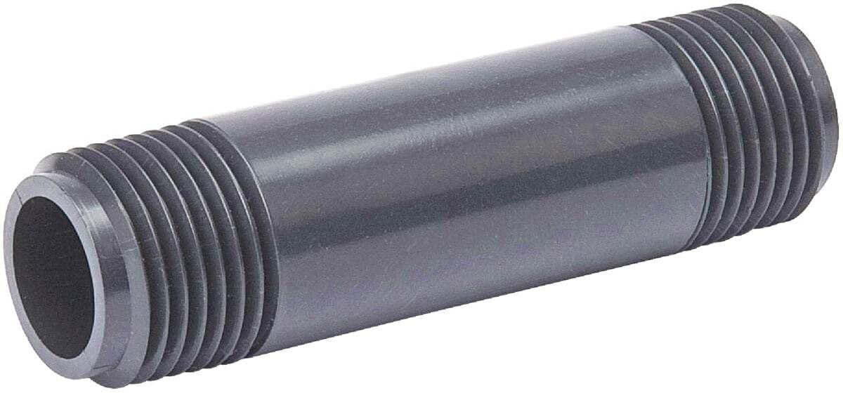 BK Products Schedule 80 1 in. MPT x 6 in. L PVC Nipple