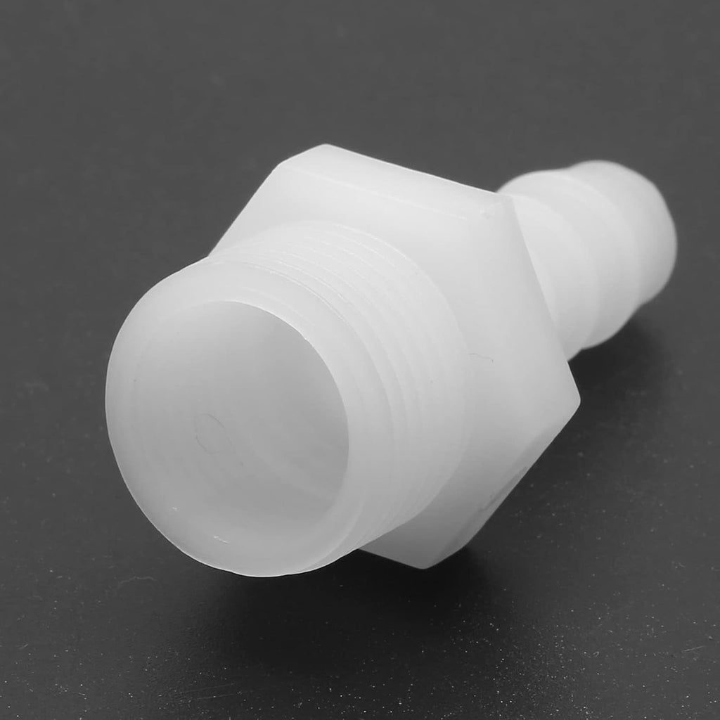 Plastic Hose Barb Fitting 3/8" Barb - 1/2" NPT Male Thread Adapter Fitting