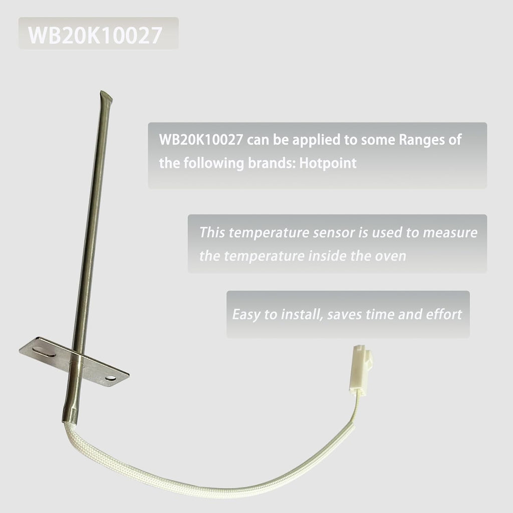 OEM WB20K10027 GE Range Oven Temperature Sensor Probe Easy to Install