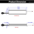 24V LED Power Supply 100W Low Voltage Transformer Adapter