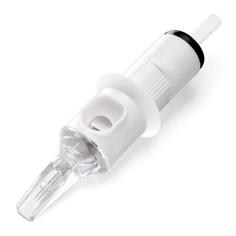 Tattoo Cartridge Needles #10 Bugpin 7 Curved/Round Magnum M-Taper 50PCS with Membrane Professional Disposable