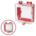 Emergency Stop Push Button Cover Lock,Removable Base 2.95~3.46 inch